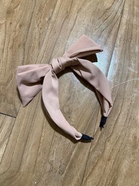 Blush Pink Bow Headband - Women Accessories